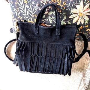Madewell Mini Transport Fringe Edition